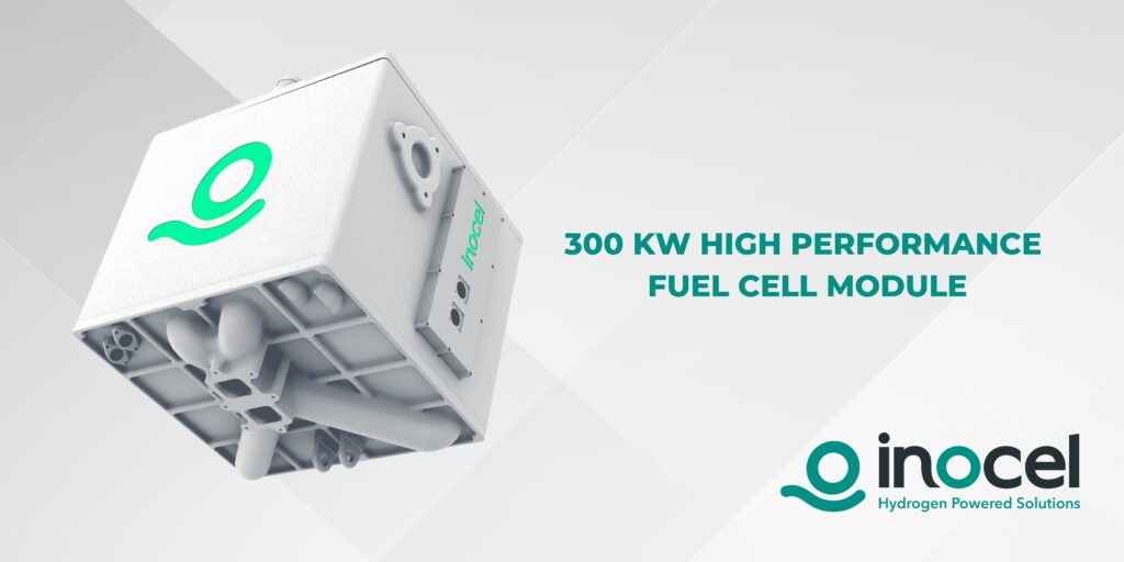 INOCEL 300 kw high power hydrogen fuel cell